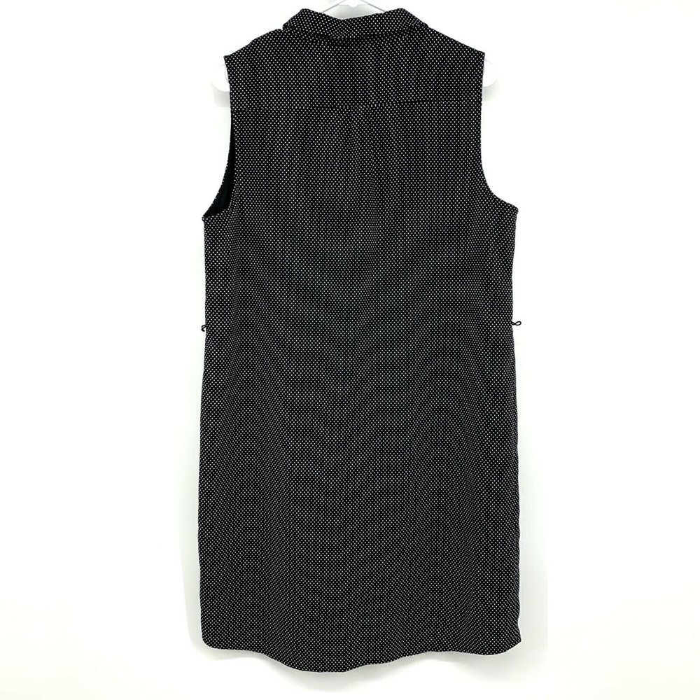 The Limited Ashton Dress Womens Large Black White Polka Dot Sleeveless Shift - Picture 6 of 9